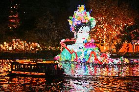 Festive Lantern Exhibited in Nanjing