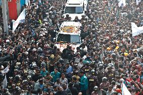 Tarique Rahman Visits The Graves National Symbols - Dhaka