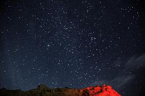 Starry Sky Over The Desert In Wadi Al-Hitan - Egypte