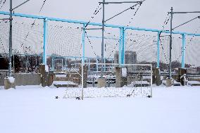 Winter Storm with Snow in New York