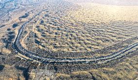 Baotou-Lanzhou Railway Cross Tengger Desert