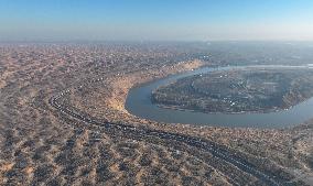 Baotou-Lanzhou Railway Cross Tengger Desert
