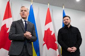 Ukrainian President Volodymyr Zelenskyy Visites Canada - Halifax