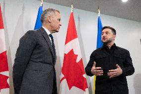 Ukrainian President Volodymyr Zelenskyy Visites Canada - Halifax
