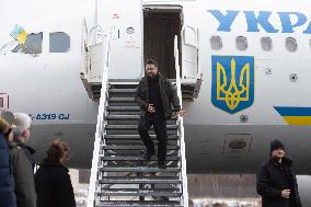 Ukrainian President Volodymyr Zelenskyy Visites Canada - Halifax