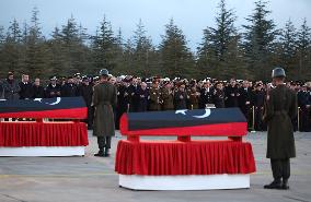 Farewell Ceremony For Libya's Top Military Chief Killed In Plane Crash -Turkey