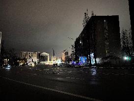 Russian Strikes Aftermath - Kiev