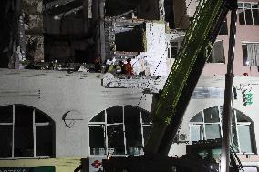 Russian Strikes Aftermath - Kiev