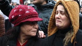 Funeral Procession For Victims Of A Blast In Homs - Syria