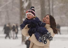 Snow-Covered Central Park - NYC