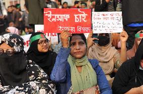 Demonstration Demanding Justice For Shaheed Osman Hamid - Bangladesh