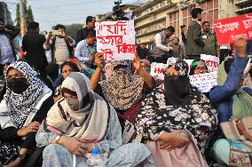 Demonstration Demanding Justice For Shaheed Osman Hamid - Bangladesh