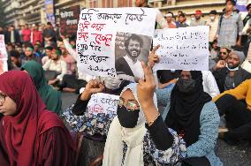 Demonstration Demanding Justice For Shaheed Osman Hamid - Bangladesh