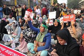 Demonstration Demanding Justice For Shaheed Osman Hamid - Bangladesh