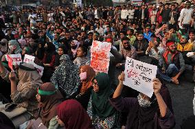 Demonstration Demanding Justice For Shaheed Osman Hamid - Bangladesh