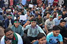 Demonstration Demanding Justice For Shaheed Osman Hamid - Bangladesh