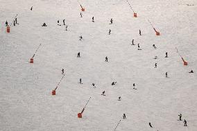 Snow Storm In Girona - Spain -