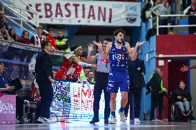 BASKET - Serie A2 - Real Sebastiani Rieti vs Flats Service Fortitudo Bologna, Stagione 2025-26 Campionato Italiano Pallacanestro