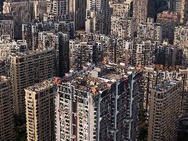 Courtyard Building on Building Rooftop in Nanning