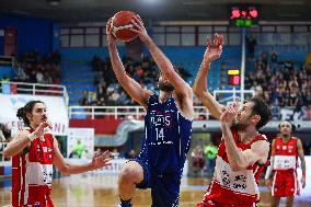 BASKET - Serie A2 - Real Sebastiani Rieti vs Flats Service Fortitudo Bologna, Stagione 2025-26 Campionato Italiano Pallacanestro