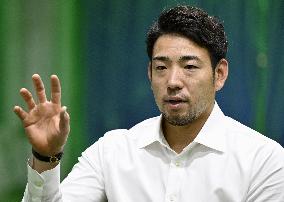 Interview with Angels pitcher Kikuchi