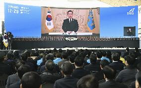 1st anniv. of Jeju Air crash in S. Korea