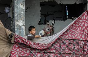 Daily Life at the Jabalia Refugee Camp - Gaza
