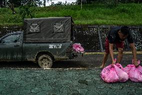 Military Aid Distribution After Tropical Cyclone in Aceh - Indonesia