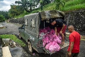 Military Aid Distribution After Tropical Cyclone in Aceh - Indonesia