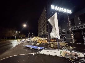 Storm and strong winds in Estonia
