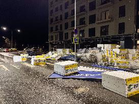 Storm and strong winds in Estonia