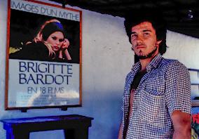 BRAZIL, STATE OF RIO DE JANEIRO, BUZIOS SEASIDE RESORT, LA MADRAGUE RESTAURANT (IN MEMORY OF FRENCH ACTRESS BRIGITTE BARDOT)