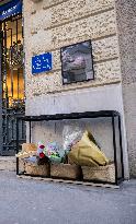 Flowers at Fondation Brigitte Bardot After Actress Death - Paris