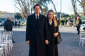 Funeral of Maria Sole Agnelli in Palidoro - Italy