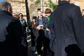 Funeral of Maria Sole Agnelli in Palidoro - Italy