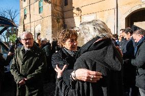 Funeral of Maria Sole Agnelli in Palidoro - Italy