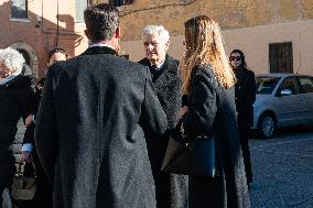 Funeral of Maria Sole Agnelli in Palidoro - Italy