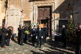 Funeral of Maria Sole Agnelli in Palidoro - Italy