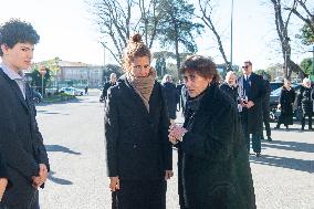 Funeral of Maria Sole Agnelli in Palidoro - Italy