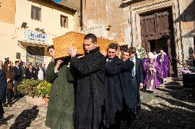 Funeral of Maria Sole Agnelli in Palidoro - Italy