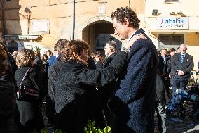 Funeral of Maria Sole Agnelli in Palidoro - Italy