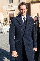 Funeral of Maria Sole Agnelli in Palidoro - Italy