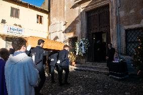 Funeral of Maria Sole Agnelli in Palidoro - Italy