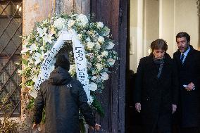 Funeral of Maria Sole Agnelli in Palidoro - Italy