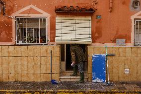 Consequences After the Rains in Valencia