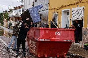 Consequences After the Rains in Valencia