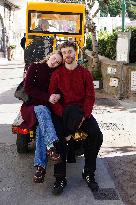 Alanah Bloor with Fred Topping in Capri - Italy