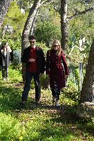 Alanah Bloor with Fred Topping in Capri - Italy