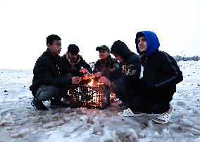 Rare Heavy Snowfall Blankets Erbil After 6 Years - Iraq