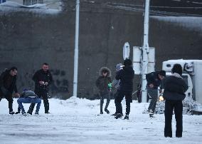 Rare Heavy Snowfall Blankets Erbil After 6 Years - Iraq